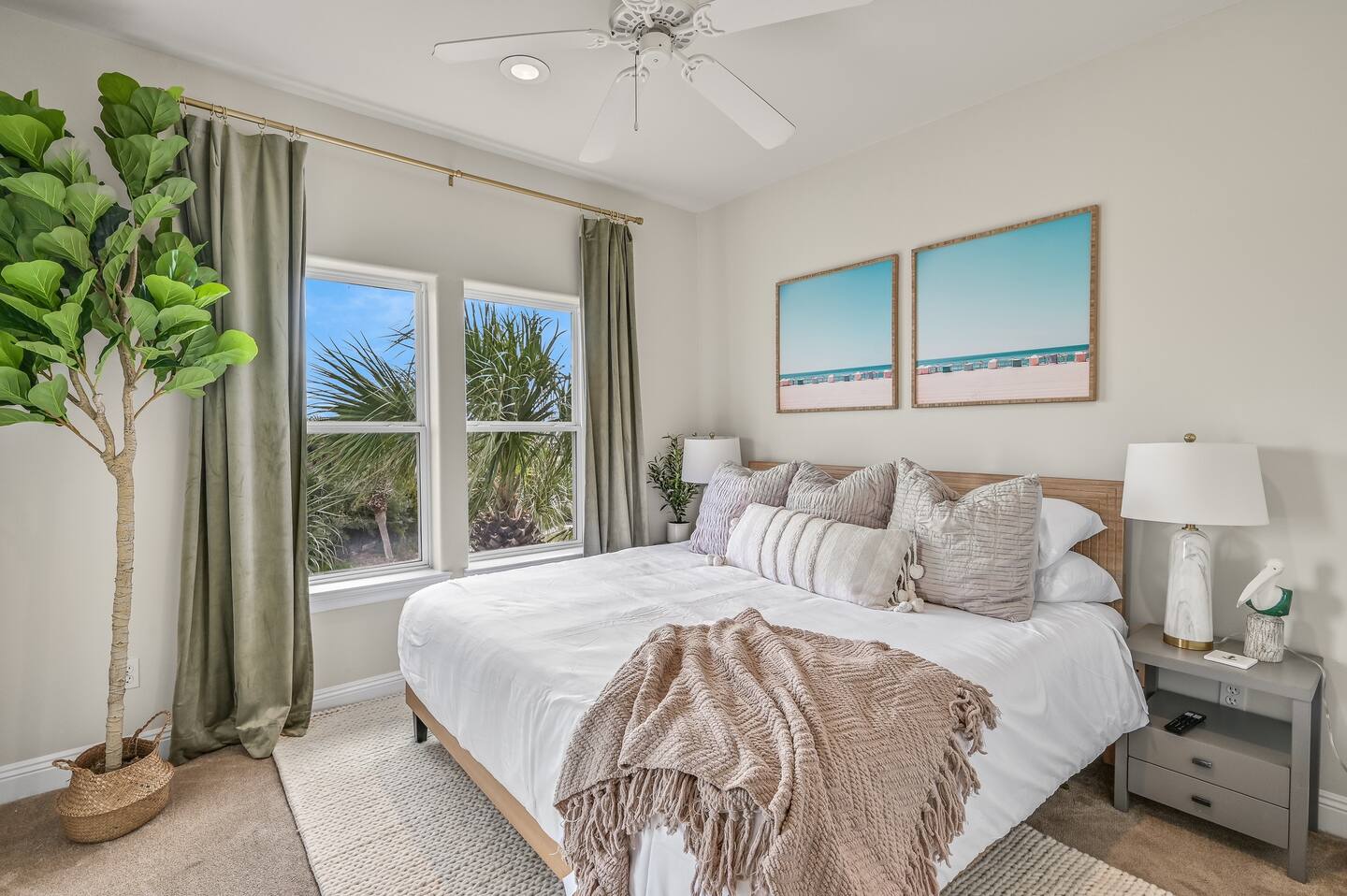Second king bedroom with balcony access